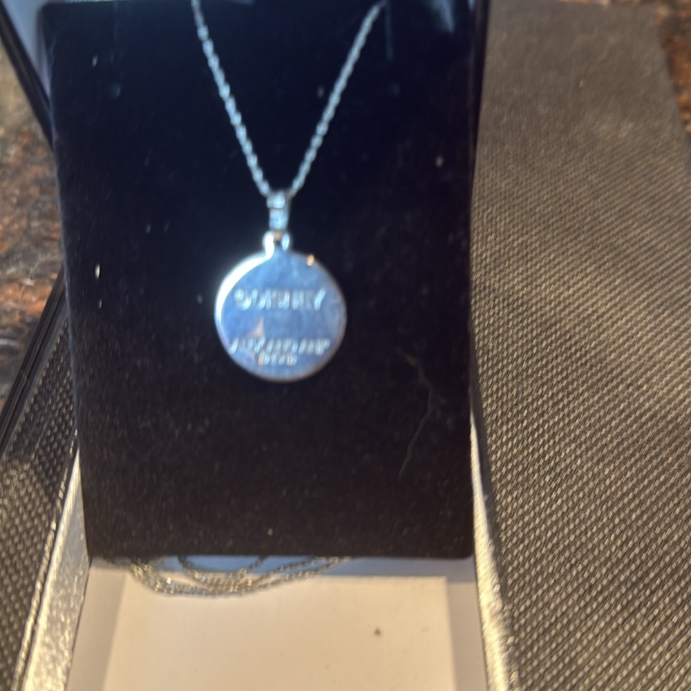 Alex and Ani Silver Tone Pendant Necklace with adjustable chain